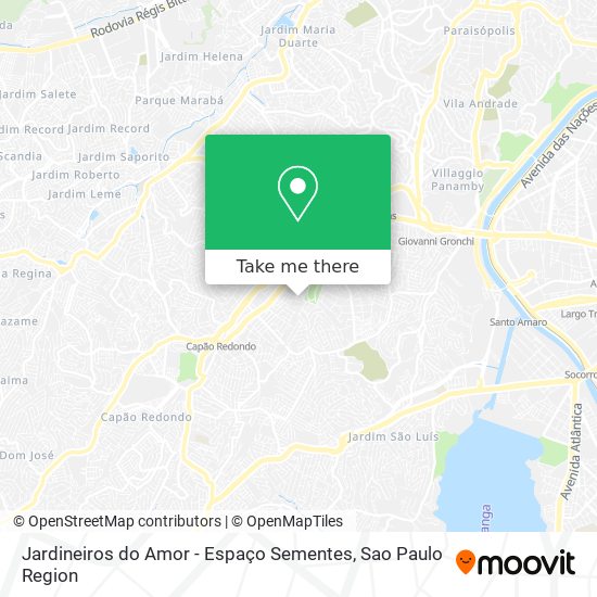 Jardineiros do Amor - Espaço Sementes map