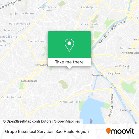 Grupo Essencial Servicos map
