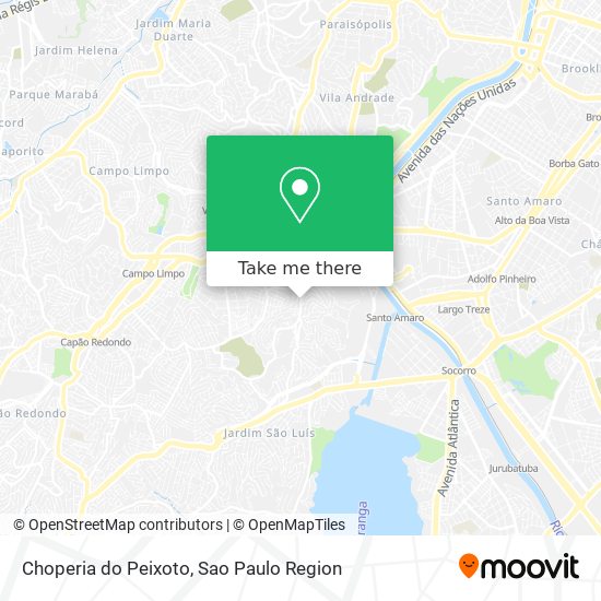 Choperia do Peixoto map