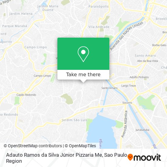 Adauto Ramos da Silva Júnior Pizzaria Me map