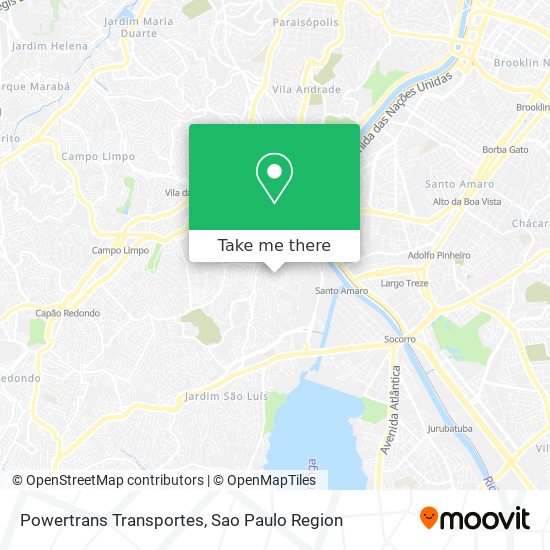 Mapa Powertrans Transportes