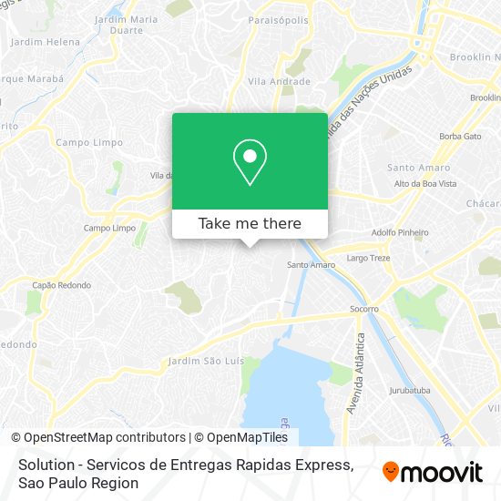 Solution - Servicos de Entregas Rapidas Express map
