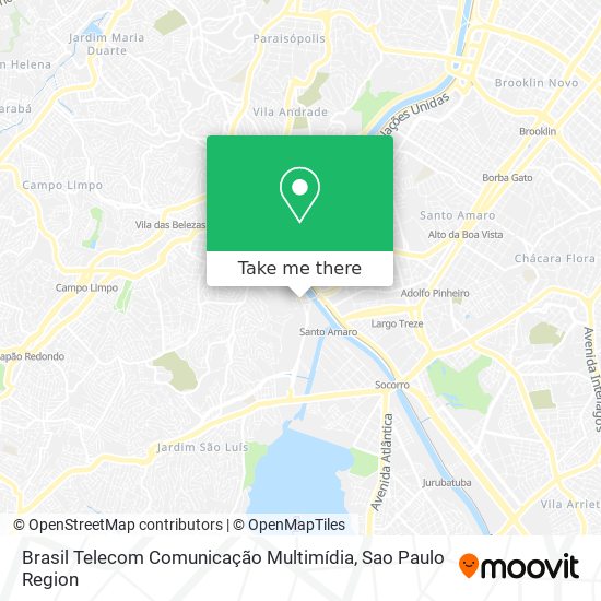Mapa Brasil Telecom Comunicação Multimídia