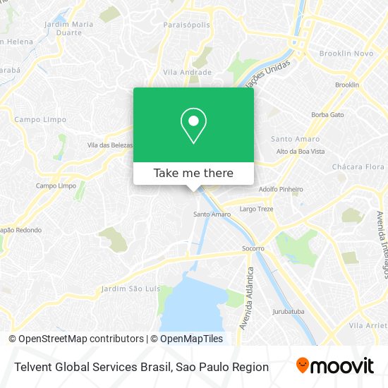 Telvent Global Services Brasil map