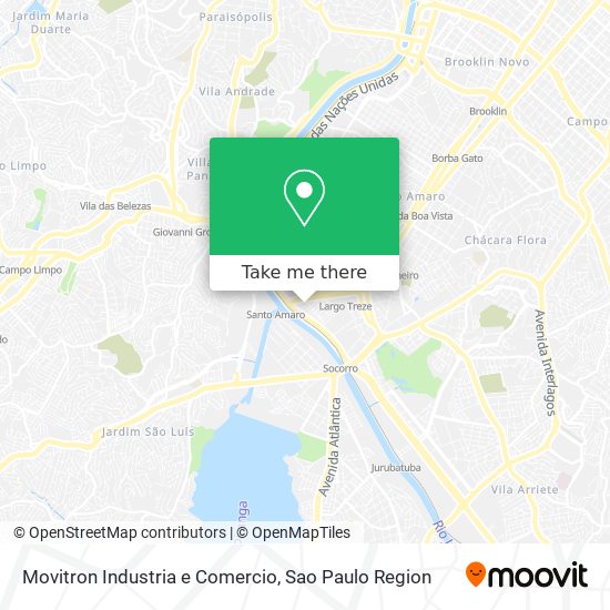 Mapa Movitron Industria e Comercio