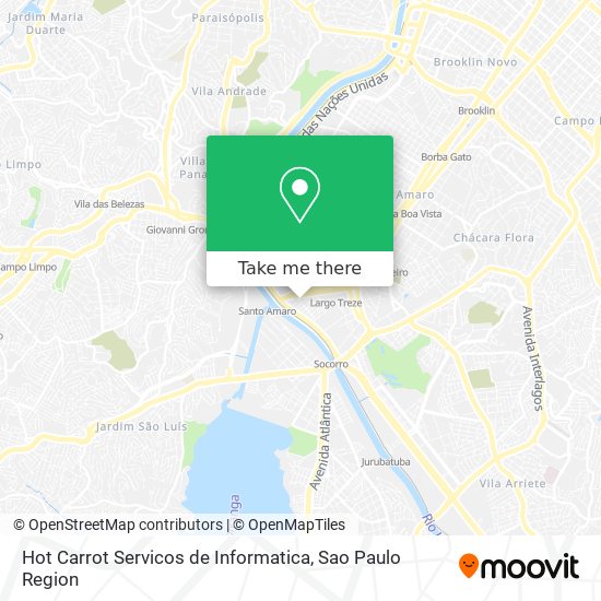 Hot Carrot Servicos de Informatica map