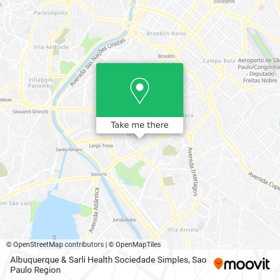 Mapa Albuquerque & Sarli Health Sociedade Simples