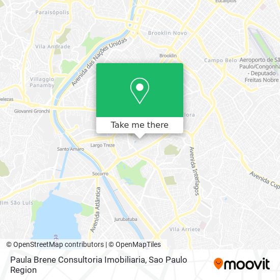 Paula Brene Consultoria Imobiliaria map