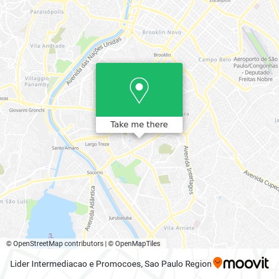 Lider Intermediacao e Promocoes map