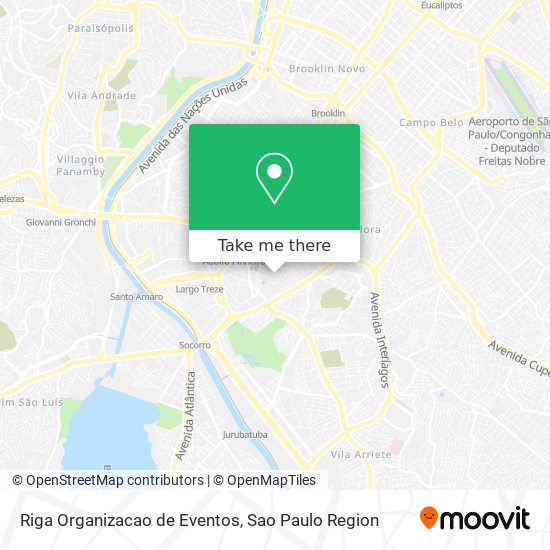 Mapa Riga Organizacao de Eventos