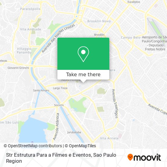 Mapa Str Estrutura Para a Filmes e Eventos