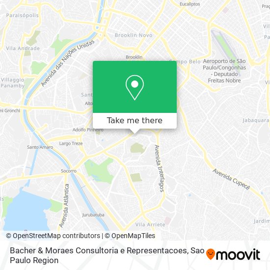 Bacher & Moraes Consultoria e Representacoes map