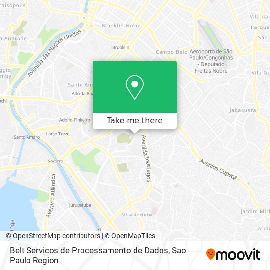 Belt Servicos de Processamento de Dados map