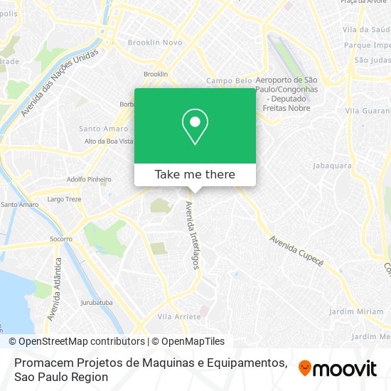 Promacem Projetos de Maquinas e Equipamentos map