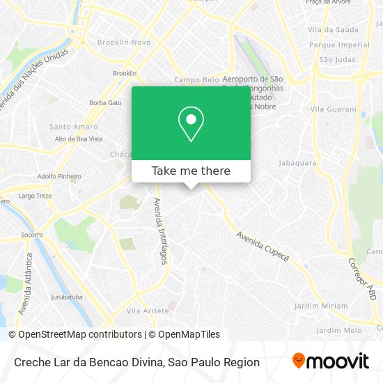 Creche Lar da Bencao Divina map