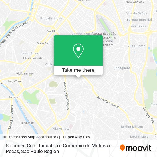 Solucoes Cnc - Industria e Comercio de Moldes e Pecas map