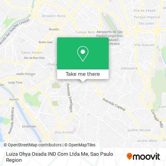 Mapa Luiza Ohya Osada IND Com Ltda Me