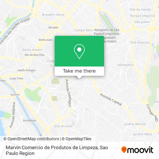 Marvin Comercio de Produtos de Limpeza map