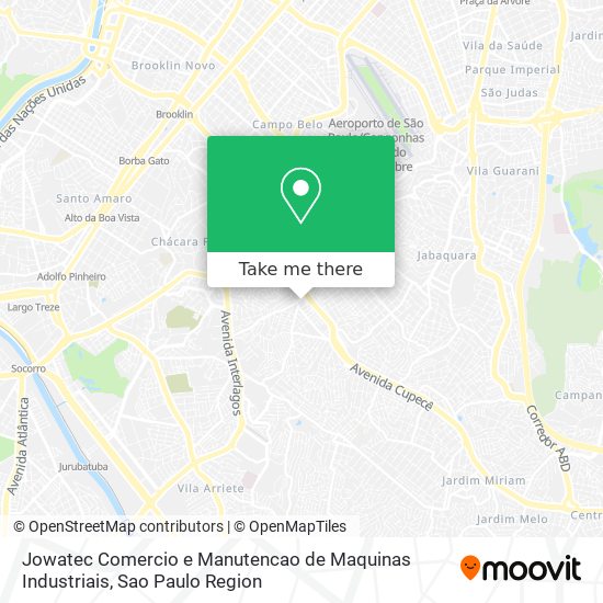 Jowatec Comercio e Manutencao de Maquinas Industriais map