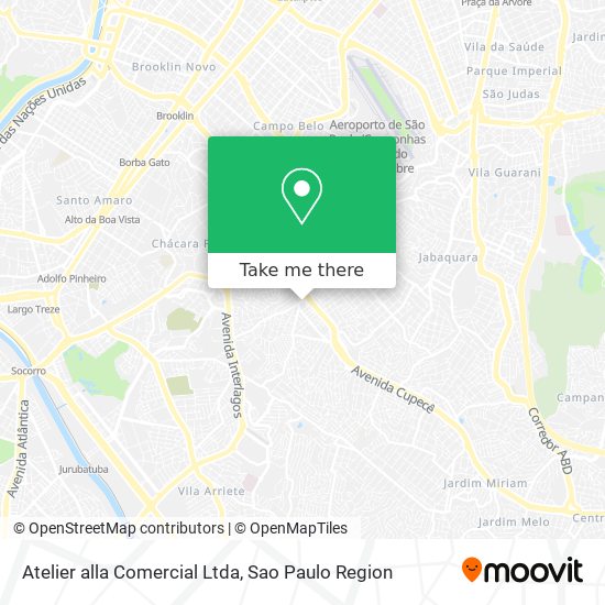 Atelier alla Comercial Ltda map