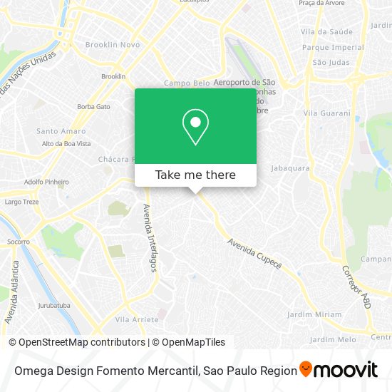 Omega Design Fomento Mercantil map