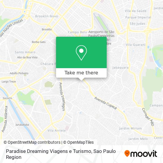 Mapa Paradise Dreaming Viagens e Turismo