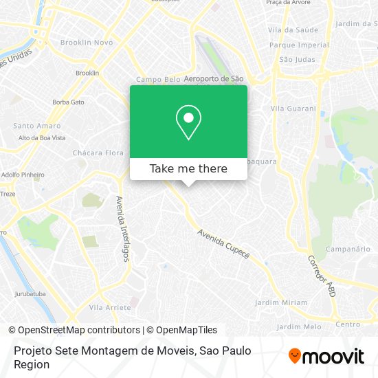 Projeto Sete Montagem de Moveis map