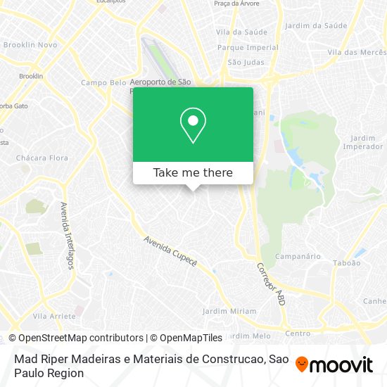 Mad Riper Madeiras e Materiais de Construcao map