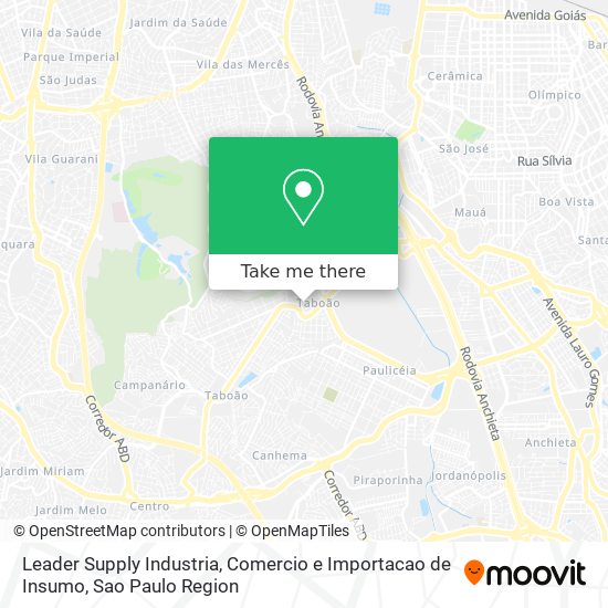 Leader Supply Industria, Comercio e Importacao de Insumo map