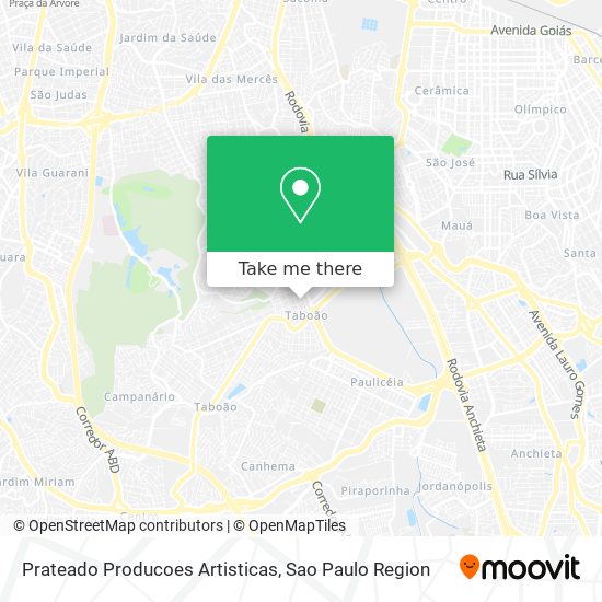 Prateado Producoes Artisticas map
