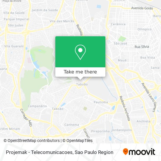 Projemak - Telecomunicacoes map
