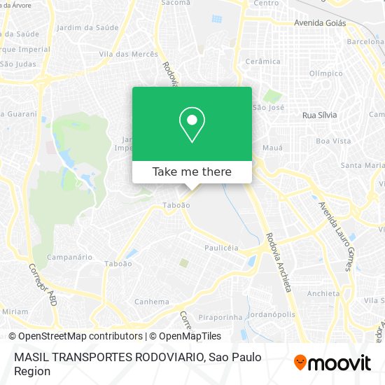 MASIL TRANSPORTES RODOVIARIO map