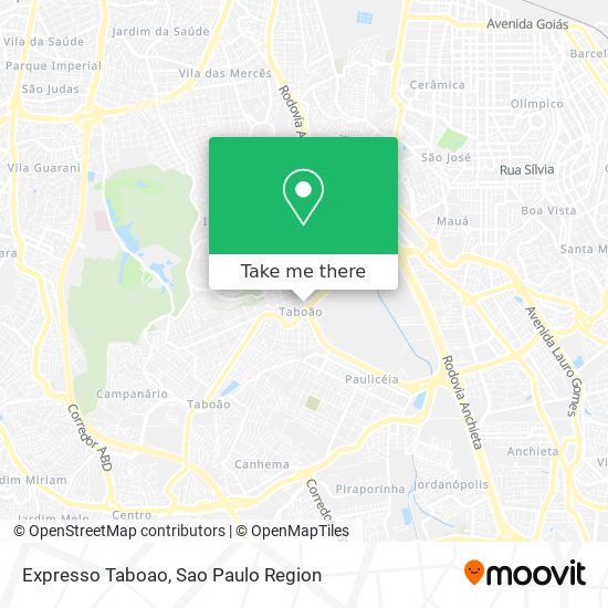 Expresso Taboao map
