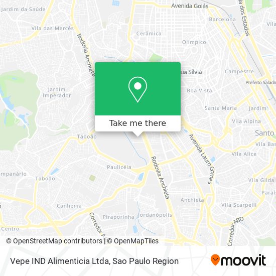 Vepe IND Alimenticia Ltda map