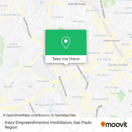 Mapa Itaicy Empreendimentos Imobiliarios