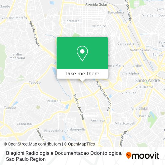 Biagioni Radiologia e Documentacao Odontologica map