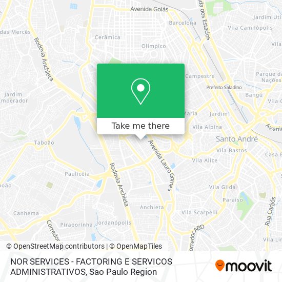 NOR SERVICES - FACTORING E SERVICOS ADMINISTRATIVOS map