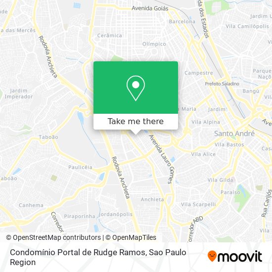 Condomínio Portal de Rudge Ramos map