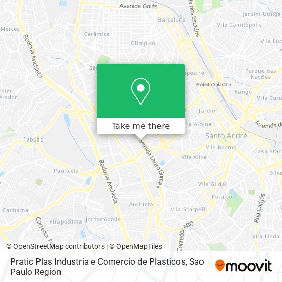 Pratic Plas Industria e Comercio de Plasticos map