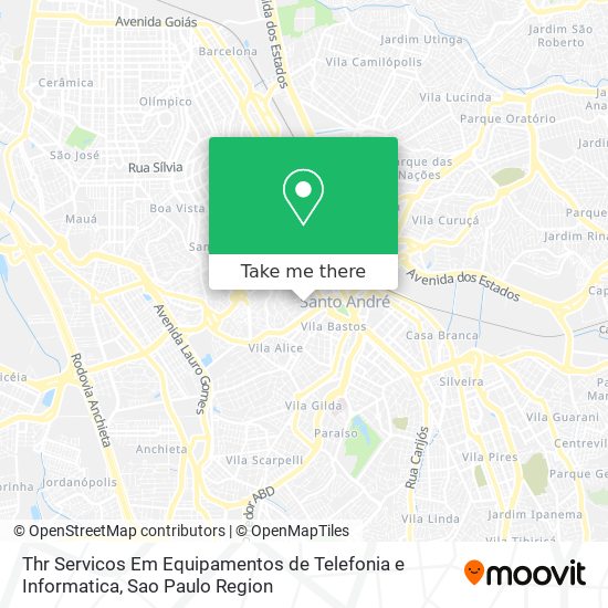 Thr Servicos Em Equipamentos de Telefonia e Informatica map