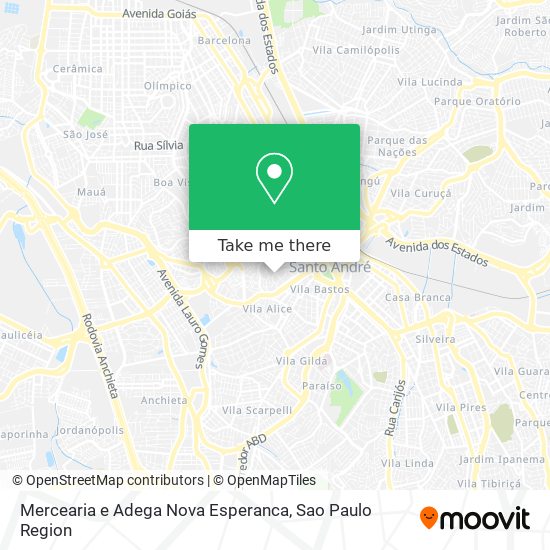 Mercearia e Adega Nova Esperanca map