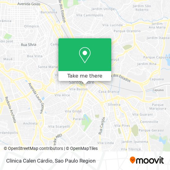 Clínica Calen Cárdio map