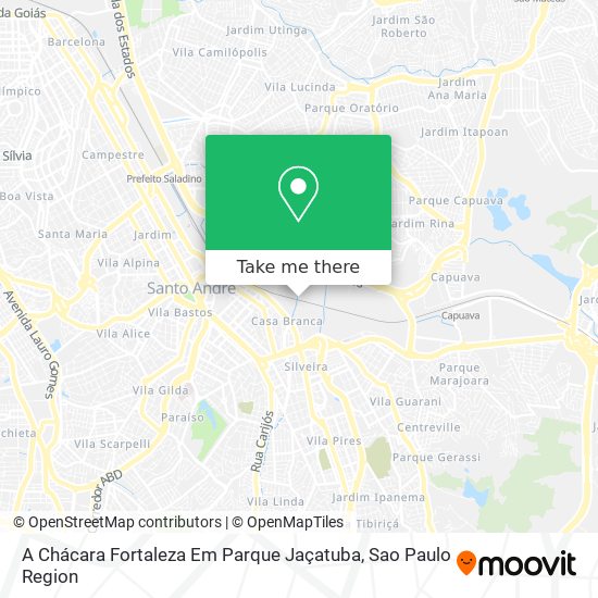 Mapa A Chácara Fortaleza Em Parque Jaçatuba