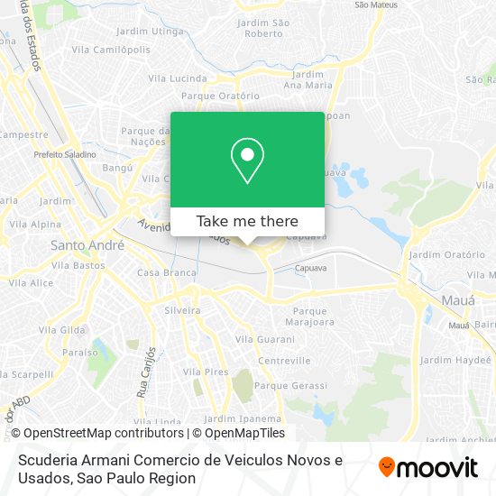 Scuderia Armani Comercio de Veiculos Novos e Usados map