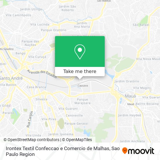 Irontex Textil Confeccao e Comercio de Malhas map