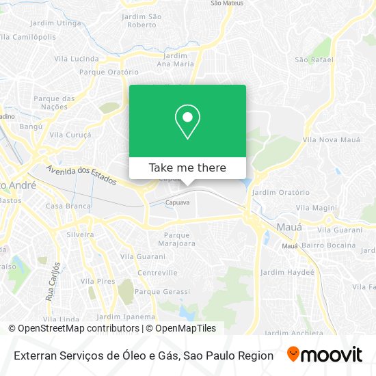Exterran Serviços de Óleo e Gás map