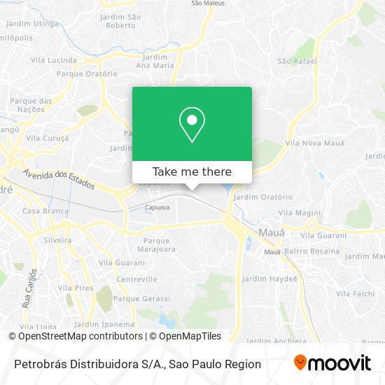 Petrobrás Distribuidora S/A. map