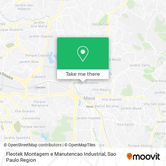 Mapa Fleotek Montagem e Manutencao Industrial