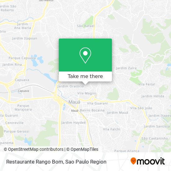 Mapa Restaurante Rango Bom