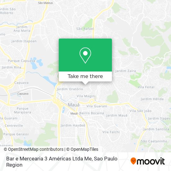 Bar e Mercearia 3 Américas Ltda Me map